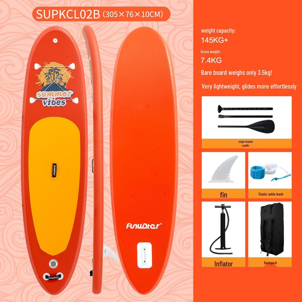 Funwater Entry-Level Stand-Up Paddleboard (SUP) Surfboard