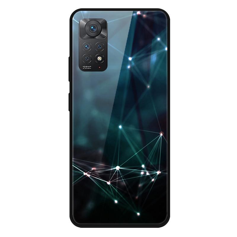 Fashion Glass Cover For Xiaomi Redmi Note 10 / Note 11 / Note 12 Case Tempered Glass Covers for Xiaomi Redmi Note 12 4G Case