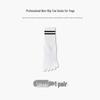 Women's Non-Slip Five-Finger Mid-Calf Yoga, Pilates, & Fitness Compression Socks