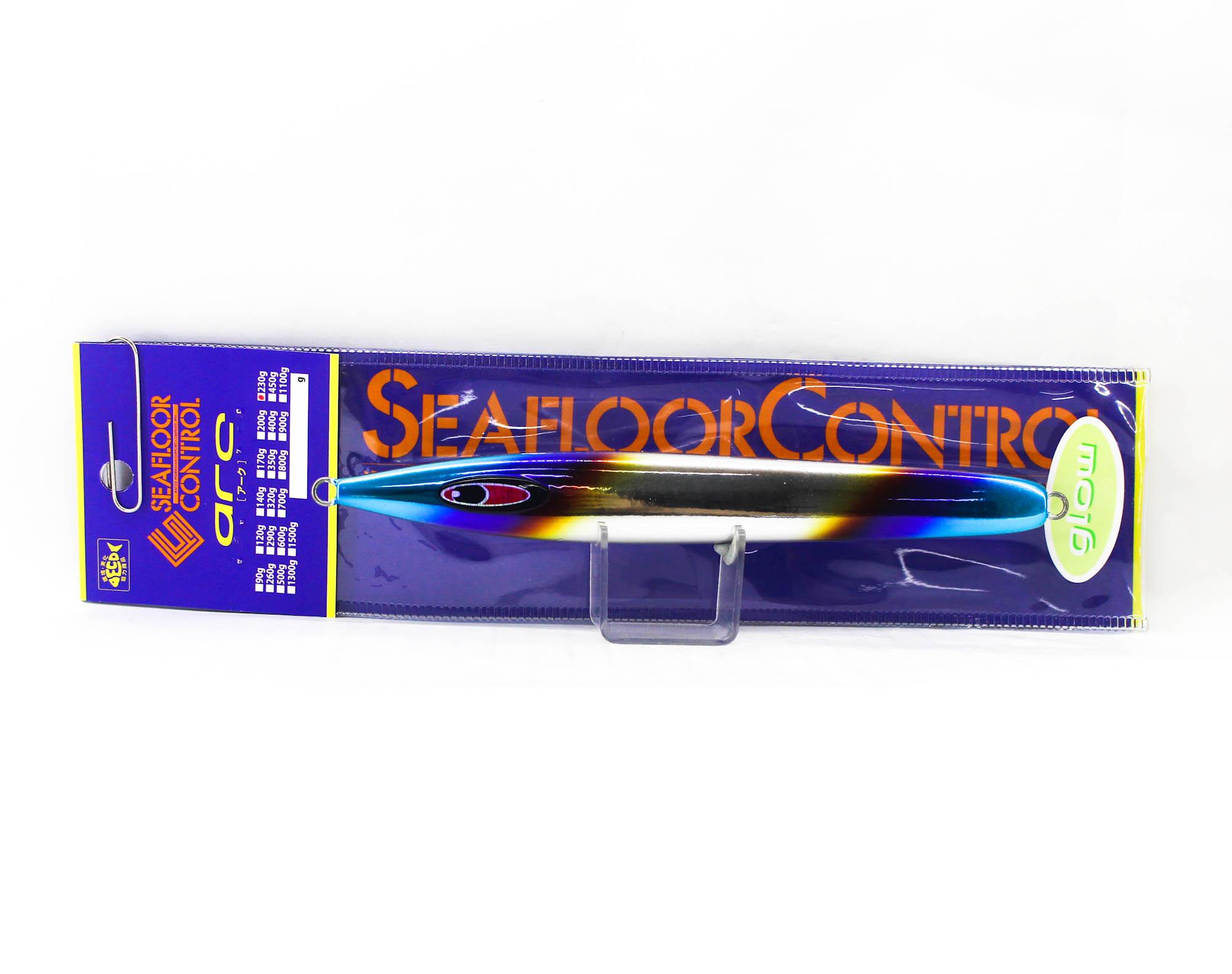 Seafloor Control Metal Jig Arc 230 grams Titan Zebra Glow (8627)