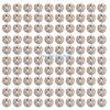 HX6F 100pcs 10mm Disco Ball Clay Beads Round Diamond Clay Bead Jewelry Craft Supplies