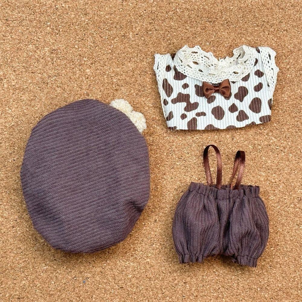 Outfit 10cm Cotton Doll's Clothes Cotton Doll Lolita Outfit Dress  Cotton Doll Accessories
