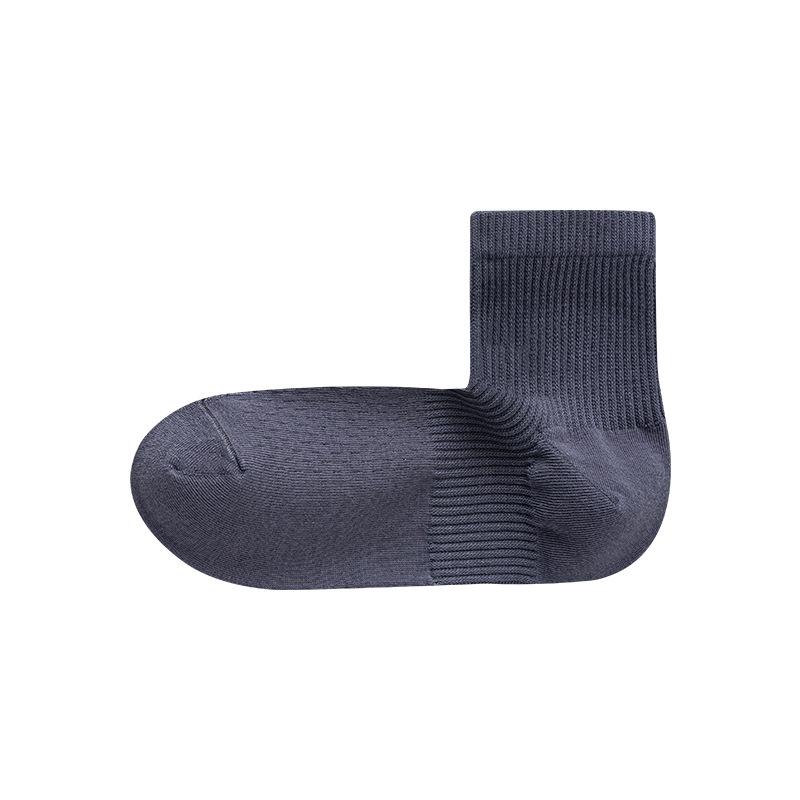 

Мужские носки, носки с прямым углом 90 градусов, антибактериальные, против запаха, влагоотводящие, дышащие, бесшовные, однотонные мужские носки средней длины 1 pair