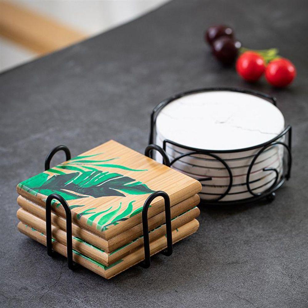 Supplies Drinks Holder Mat Holder Coaster Rack Table Pad Holder Coaster Holder Mat Organizer