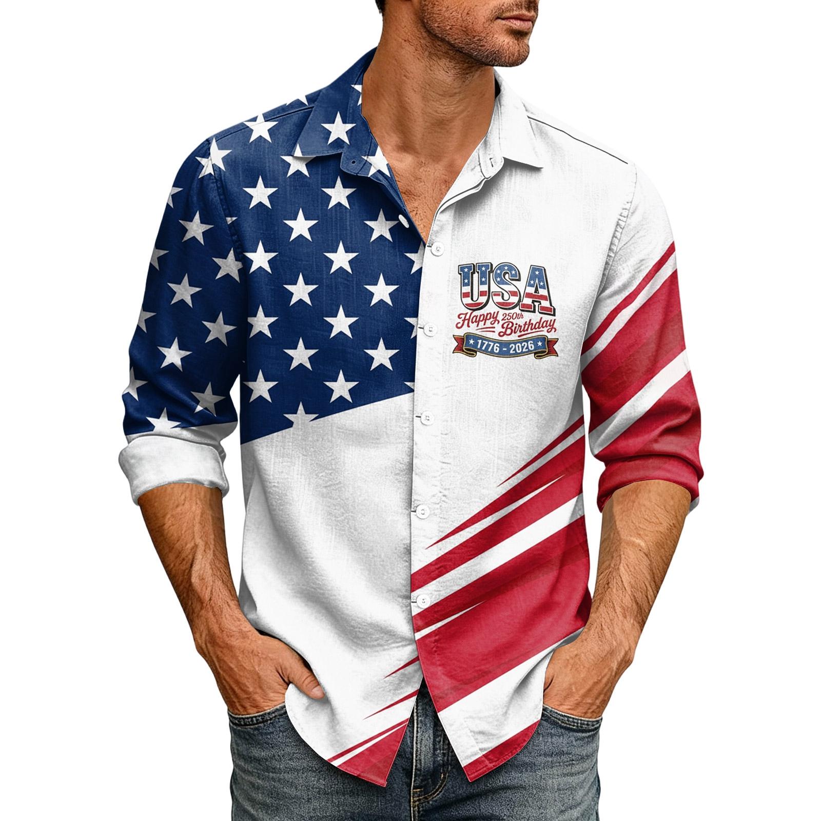 

Men s Independence Day Printed Long Sleeve Open Front Cardigan, Lightweight Fashion Casual Streetwear Tops for Daily Outdoor Wear XL білий
