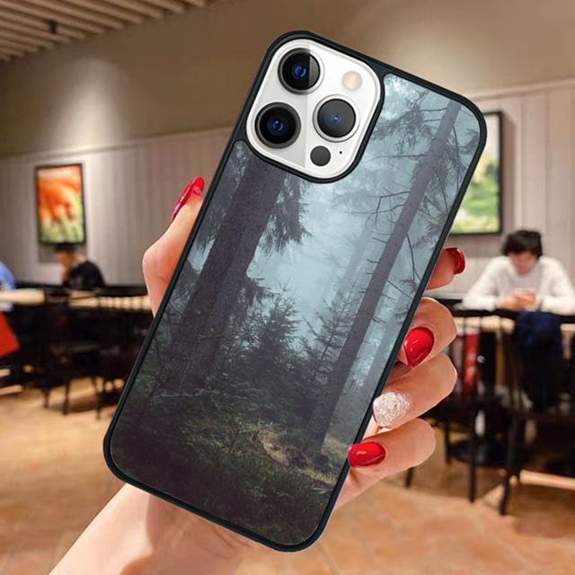 Beautiful Nature Forest Tree Phone Case For iPhone 17 Air 13 12 14 15 16  Cover For Apple Pro Max Plus Shell