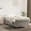VidaXL Divan Bed and Mattress Light Grey 90x200 Cm Velvet - Model 3144657
