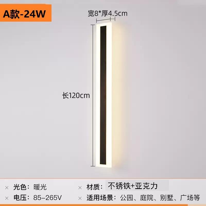 Minimalist LED Long Wall Lamp For Bedroom Wall Line Light Brackground Bedside Lamp Long Strip Light Modern Home Decor Fixtures