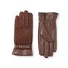 DENTS Bruton Touchscreen Men's Leather Gloves - Brown