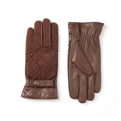 DENTS Bruton Touchscreen Men's Leather Gloves - Brown