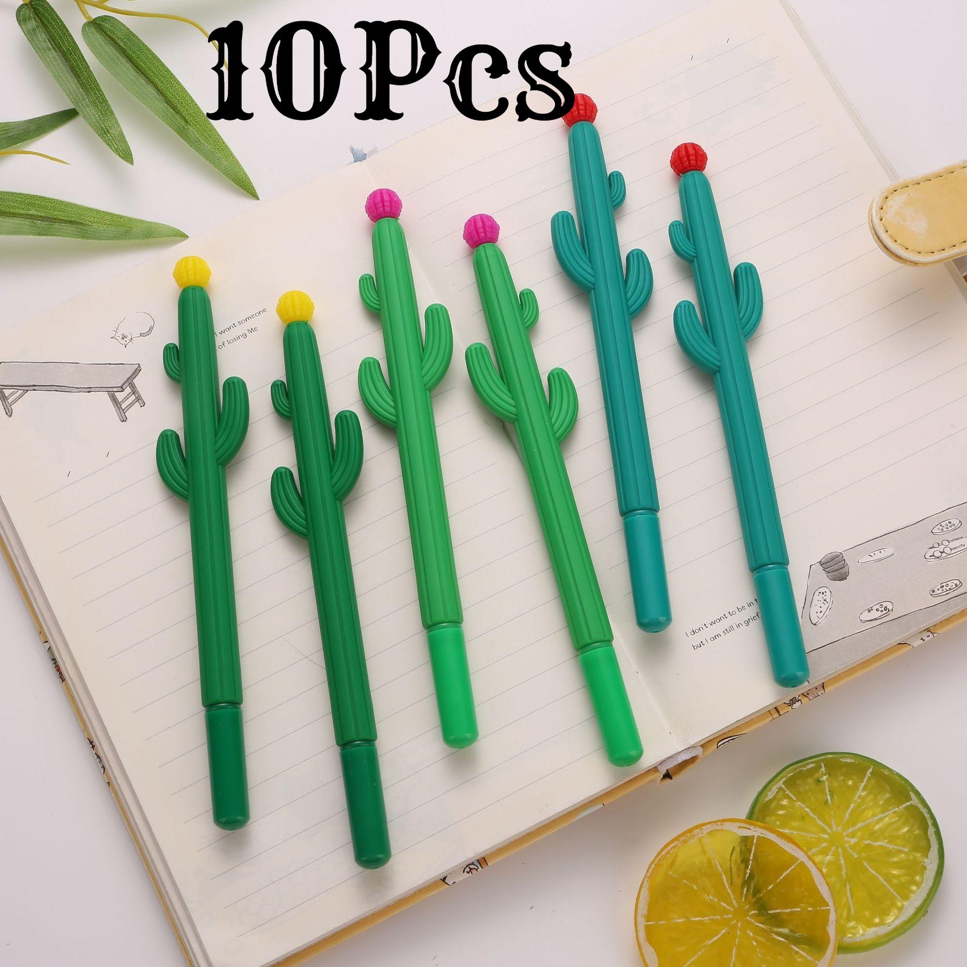 

1 Pc Cartoon Cactus Pen Fluent Writing Suitable for Office Work, Brushing Questions, Signing Writing, Diaries, Notes, Student Classroom Prizes, Frie Random style 1Pcs