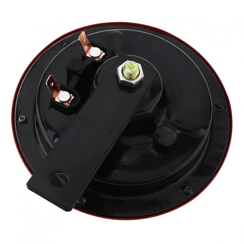 1 Pair 12V 420HZ 350HZ High Low Tone Horn for Cars Motorcycles Boats with Grill and Bracket, Waterproof Super Loud Dual Horn