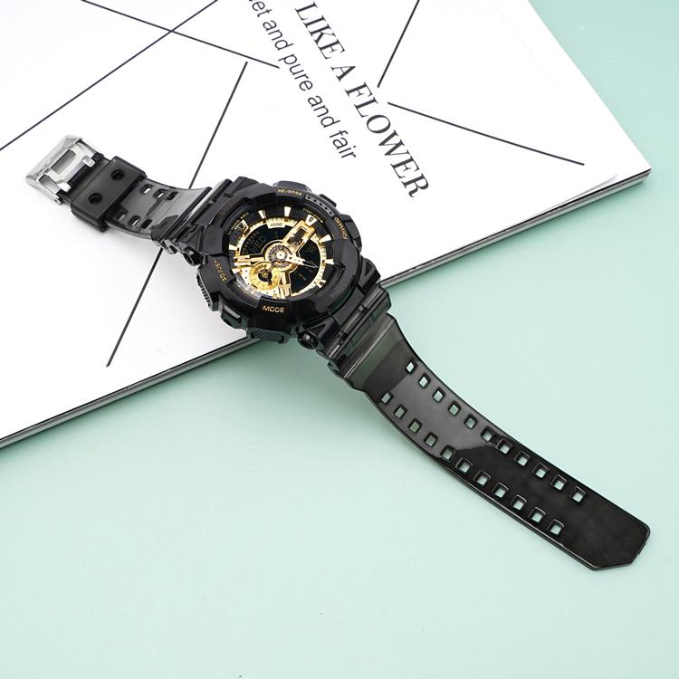 Strap for Casio G-Shock GA-100/110/120/140/200/400/700 800 GD-100/110/120 G-8900 GLS-100 Replace Silicone Resin Watch Band 16mm