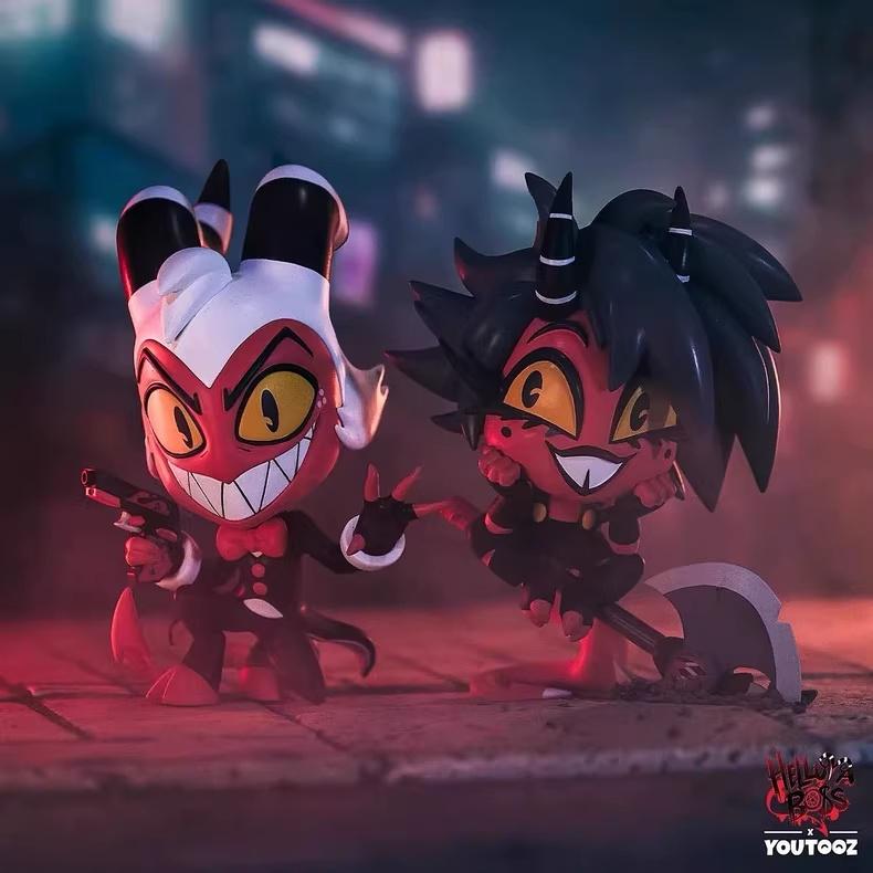 Official  Helluva Boss Stolas Blitzo Moxxie Loona Figure Collection - Youtooz Limited Edition Demon Character