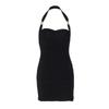 Summer new women's clothing European and American sexy tube top nightclub pleated hip wrap dress