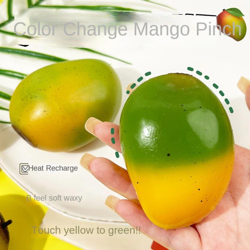 

Strawberry Color-changing Squeeze Toys Peeling Orange Fruit Soft Slow Rebound Toys Charisma Gift strawberry
