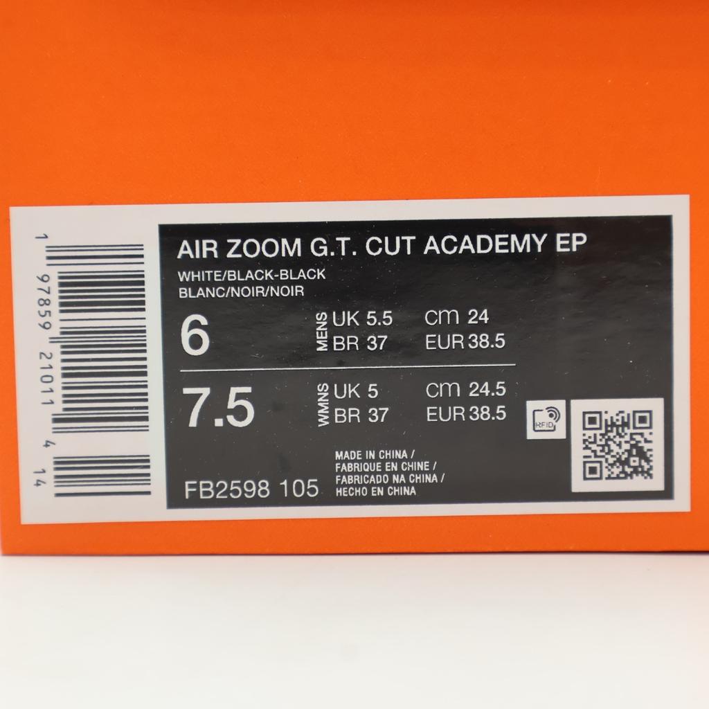 FB2598-105 Nike Air Zoom GT Cut Academy White Black Black (Men's)
