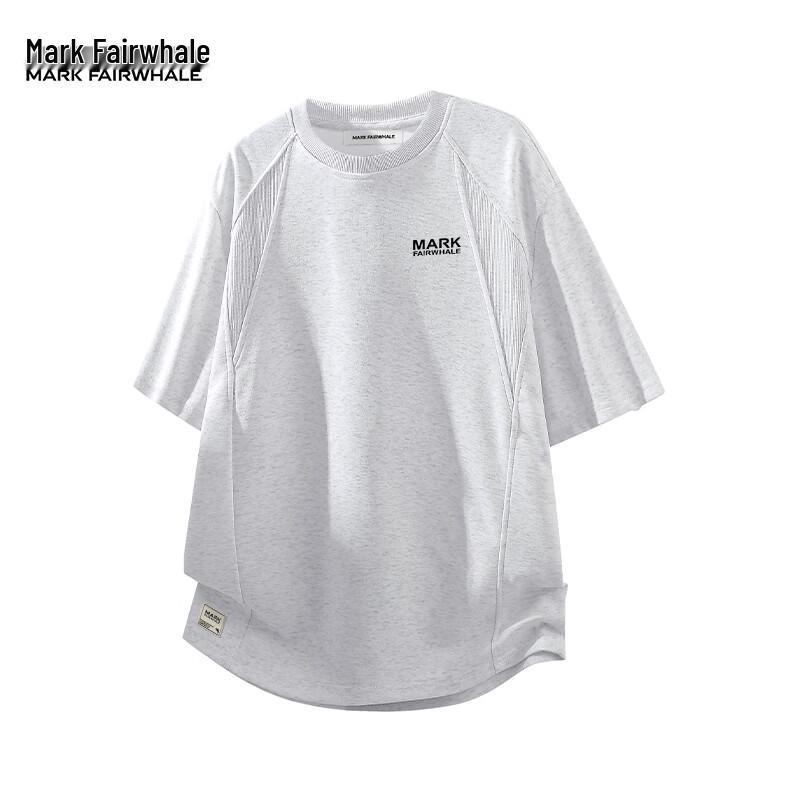 MARK FAIRWHALE Men s Loose Fit Pure Cotton Short Sleeve T-Shirt L