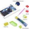 Black Cat Full Round Drill Diamond Painting Kit DIY Sparkle Art Canvas for Adults Relaxing Craft and Home Decoration Gift Idea Set
