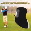 10 PCS Golf Iron Head Covers Golf Club Head Protective Cover Golf Putter Cover Set Black