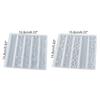 Bookmark Resin Molds Rectangle Transparent Resin Molds Silicone Bookmark Mold for DIY Art Crafts Jewelry Making Molds
