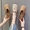 Night Wind Two Wear Soft-soled Small Leather Shoes Women's Summer 2025 New Flat-soled Single Shoes Gentle Shoes Simple Lazy Shoes