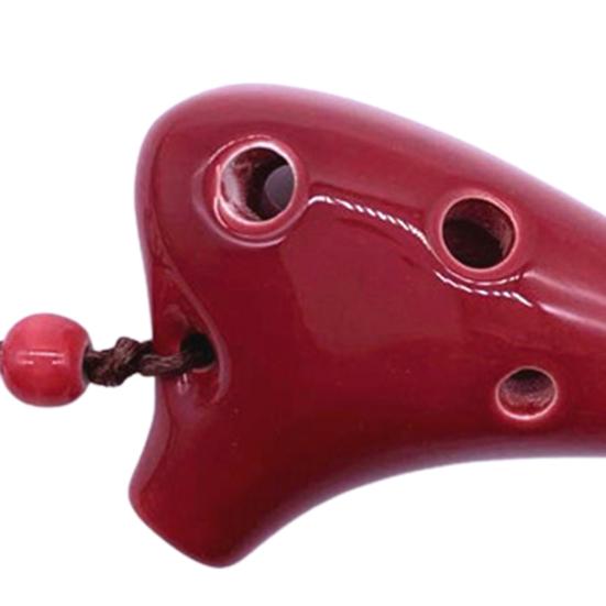 Ocarina 6 Hole Musical Instrument Ceramic Music Lover Mini Ocarina for Music Lover