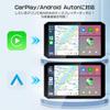 OKYES Motorcycle Dash Cam with Android Auto Metal 1000nit Smart Front and Rear Supports and Intercom Waterproof and Technical Approval Includes 64GB