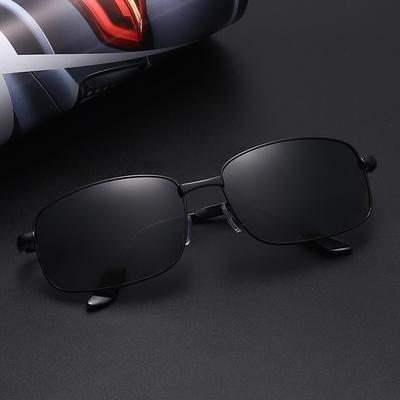 Summer Polarized Metal Glasses Driving Sunshade Black Sunglasses Photosensitive Color-Changing Sunglasses Factory