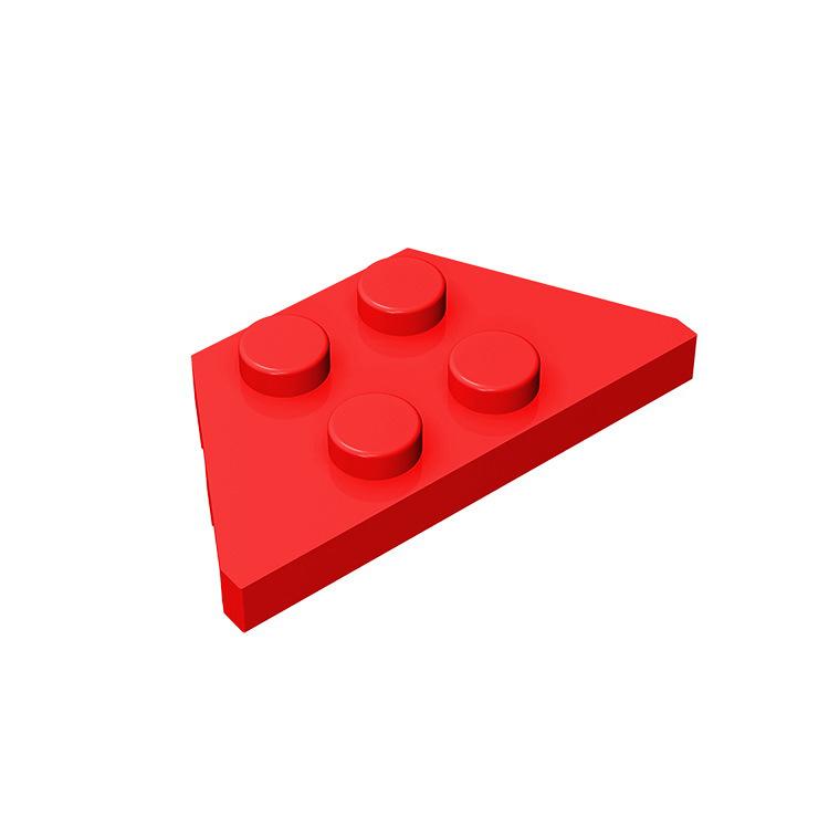 20pcs MOC Parts 51739 Wedge Plate 2x4 mattoni compatibili DIY Assmble Building Blocks particelle Kid Puzzle cervello giocattolo