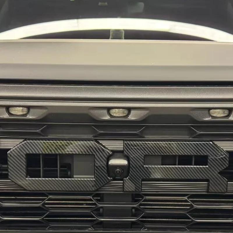 

Для Bronco Raptor SUV 2024 Передня Декоративна Наклейка зі Стилізацією Літер Аксесуар для Автомобіля Персоналізована Модифікація Переду Авто Carbon FROD 4PCS