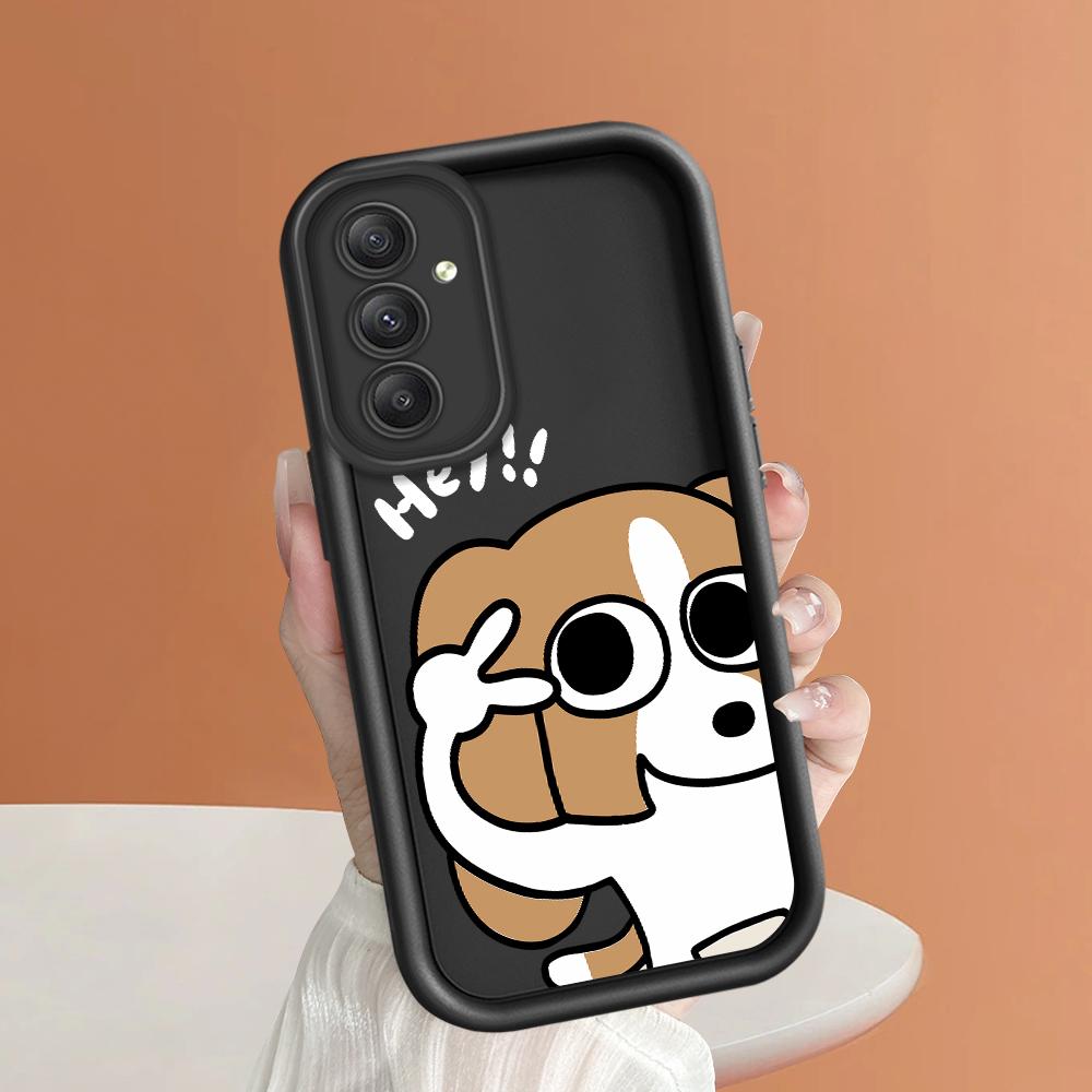 

Мягкий силиконовый квадратный чехол с рисунком лестницы для телефона, полное покрытие, противоударный защитный резиновый чехол для камеры для Samsung Samsung F54 5G чёрный