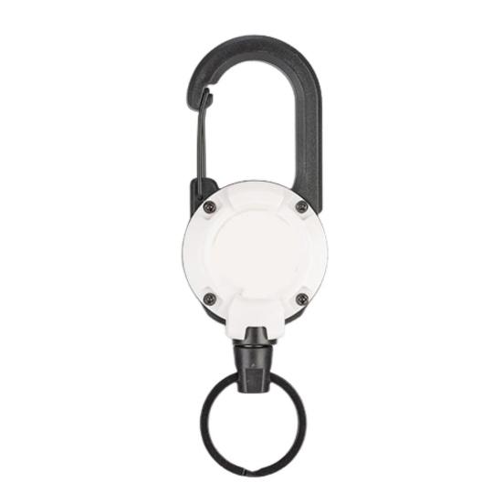 Fly Fishing Retractor Badge Reel with Wire Rope Multipurpose 360-Degree Rotation