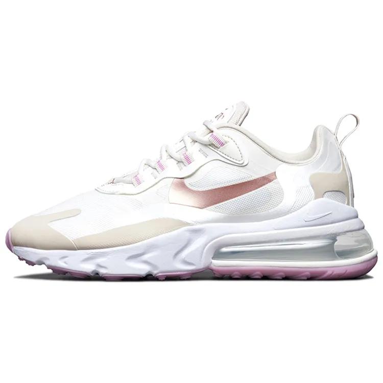 Nike Womens Air Max 270 React 'Metallic Red Bronze' (women's sizes) Summit White / Light Orewood Brown / Sail / Metallic Red Bronze Running Shoes