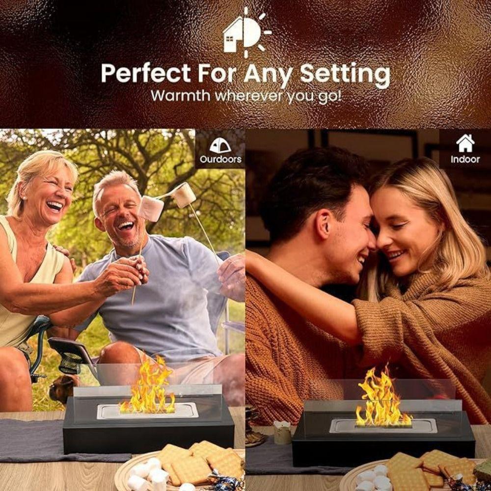 Bezkouřové stolní ohniště Dlouho hořící přenosný výrobník S'mores Stolní dekorace