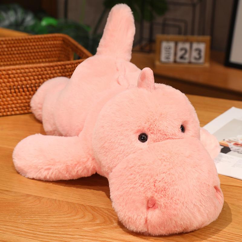 Cartoon Solid Color Dinosaur Doll Creative Children's Toy Plush Doll Birthday Gift