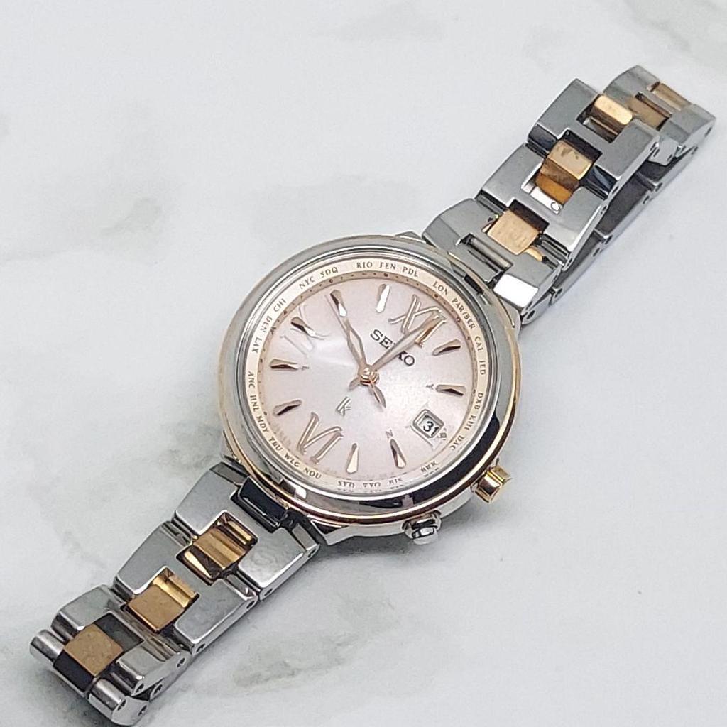 [USED] SEIKO Seiko Lukia lk Ladies' Radio Solar Date