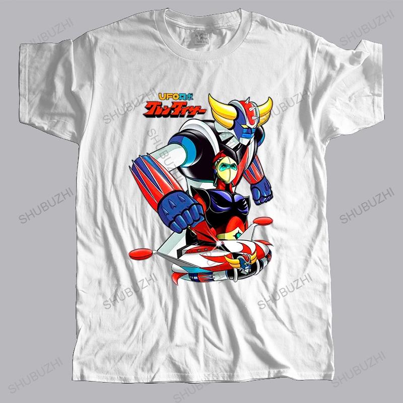 

Cotton Tshirt mens summer Tops UFO ROBOT GOLDRAKE CARTOON TSHIRT PER BAMBINO E UOMO mens tshirt Man Brand Tshirt Bigger size S