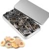 9/24/30Pcs Stainless Steel Cookie Cutter Set Multiple Shapes Easy Demold For Home Baking Diy Pastry Dessert Making