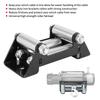 KIMISS Winch Roller Fairlead,Universal 125mm/5" Hole Diameter Side by Side Winch Cable Roller Fairlead Heavy Duty