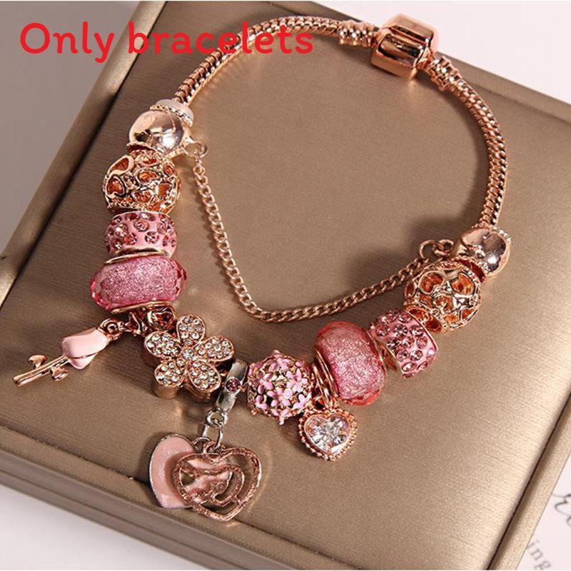 

Fashion Bracelet With Flower And Leaf Designs For Womens Wedding Party Gift StyleG