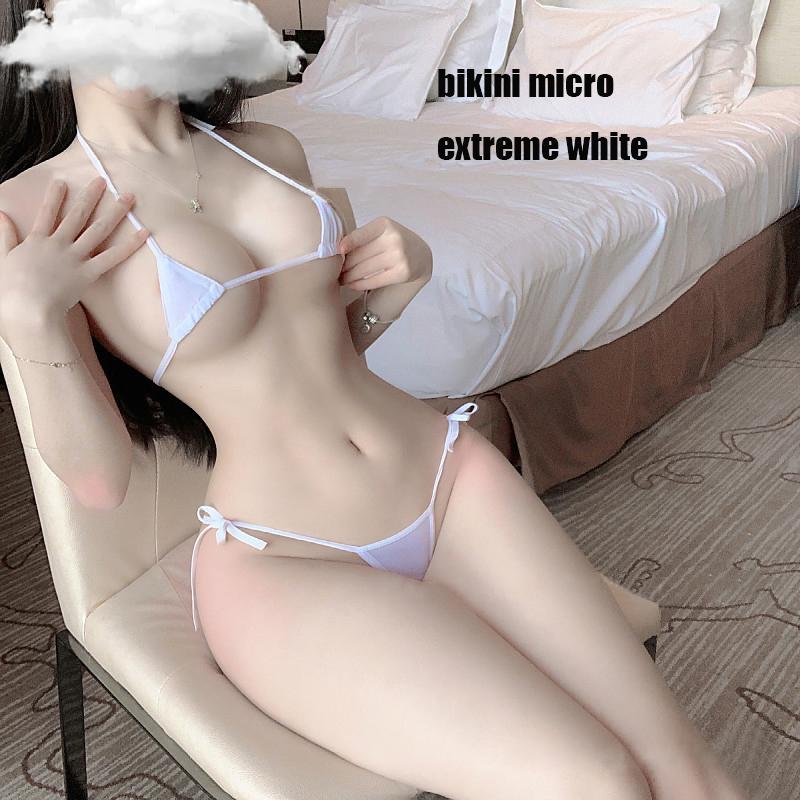 Sexy Lingerie Lolita Kawaii Mini Bikini Japanese Anime Cosplay Underwear Set Naughty Erotic Highcut Backless Women Costumes