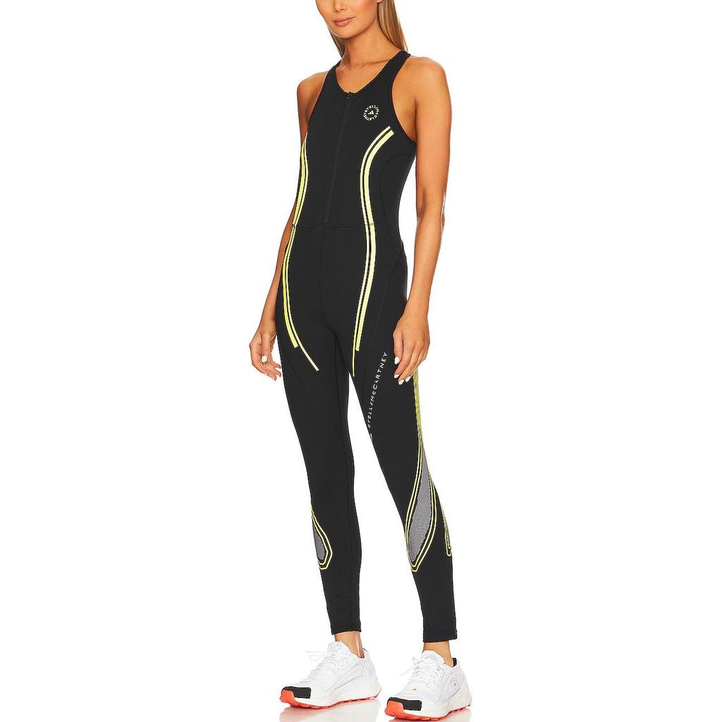 Adidas X Stella McCartney TruePace Casual Fashion Minimalist Comfortable Jumpsuit Women jumpsuit Black HG6862