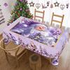 Purple Christmas Tablecloth Santa Claus Table Cover Christmas Party Table Decorations for Home Kitchen 2026 Xmas Gifts Navidad