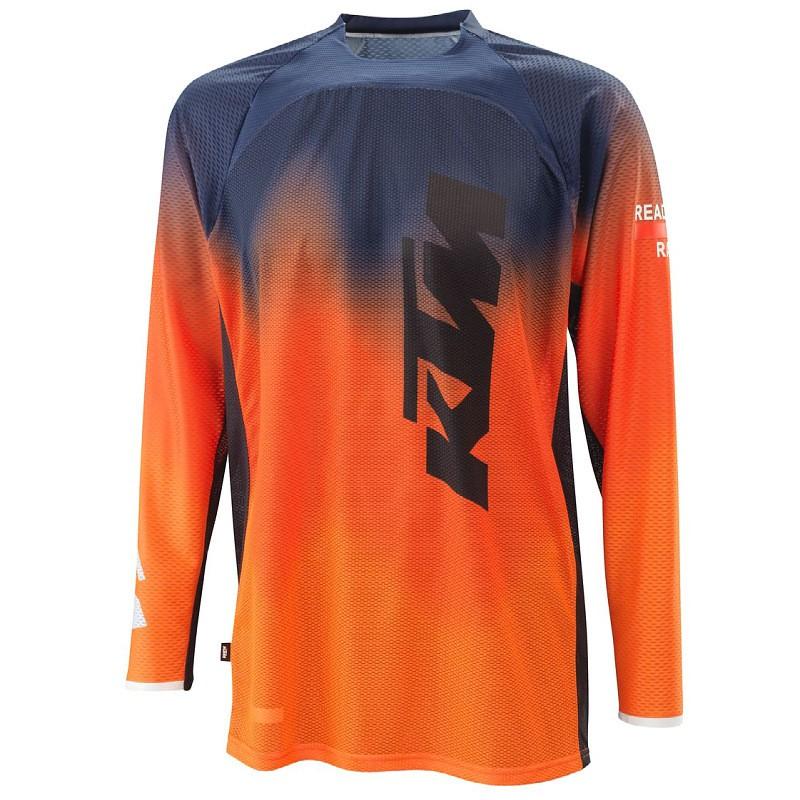 Heren Mountainbike Fietsjersey Lange Mouw Sneldrogend Ademend Trail Rijden Top Buitensporten