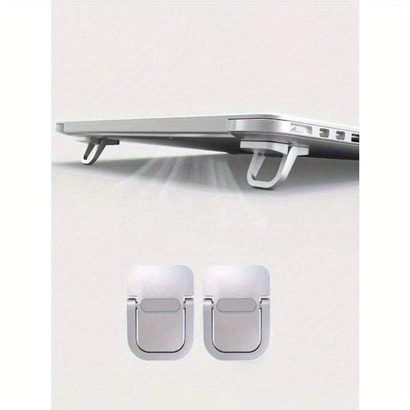 

Металлическая подставка-невидимка для ноутбука, портативная мини-подставка с охлаждением, поддержка, складная основа для клавиатуры 10-13in