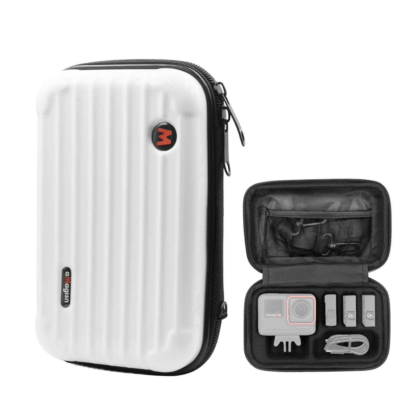 

aMagisn AC03 Спортивний чохол для фотоапарата Портативна сумка для зберігання фотоапарата з напіввідкритим дизайном, знімна білий