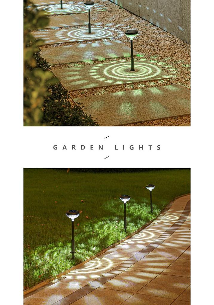 Waterproof Solar Courtyard Lawn Light for Outdoor Garden Decoration