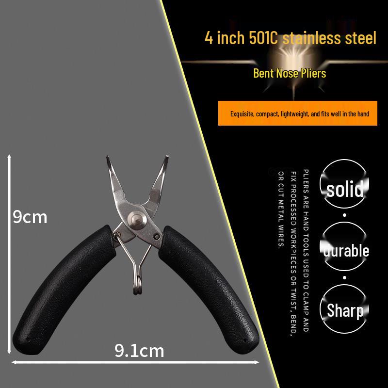 Mini Szczypce Diagonalne z Długim Nosem: Elektryk Elektronika Model Obcinaczki do wyprasek 170 Gundam Szczypce przemysłowe.