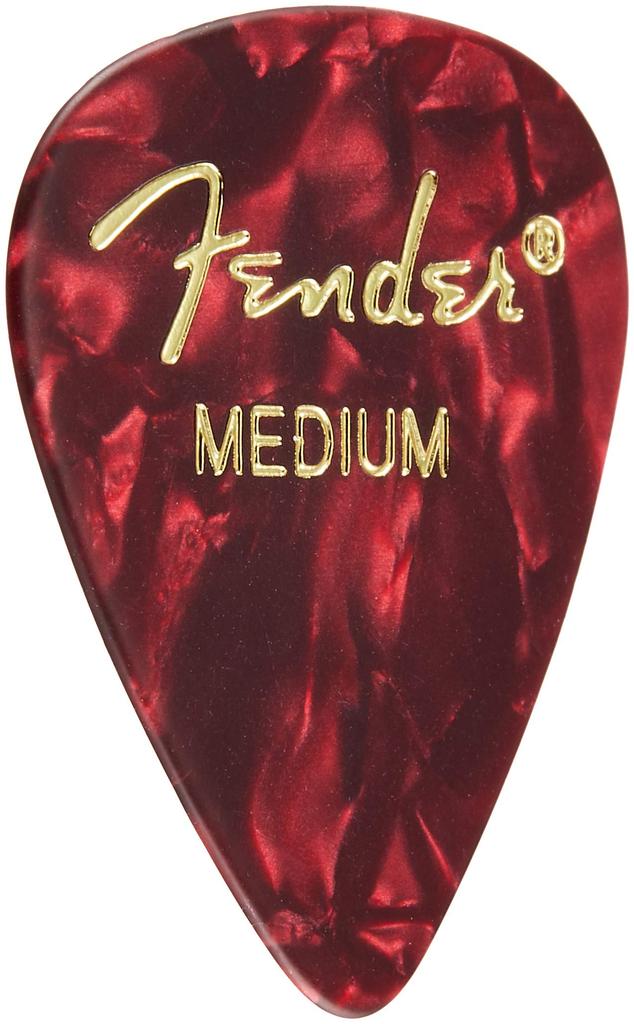 Fender Pick 351 SHAPE PREMIUM PICKS RED MEDIUM, MOTO(12PACK)